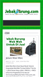 Mobile Screenshot of jebakburung.com